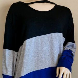 XXL Female Three Color Pullover blouse